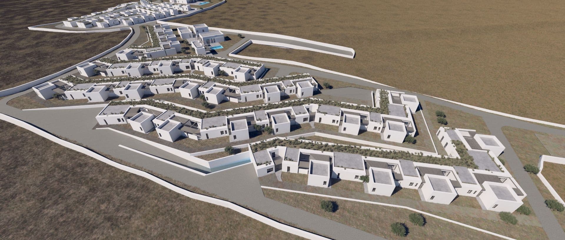 Andronis Group is constructing Staff residences to house its employees in Santorini