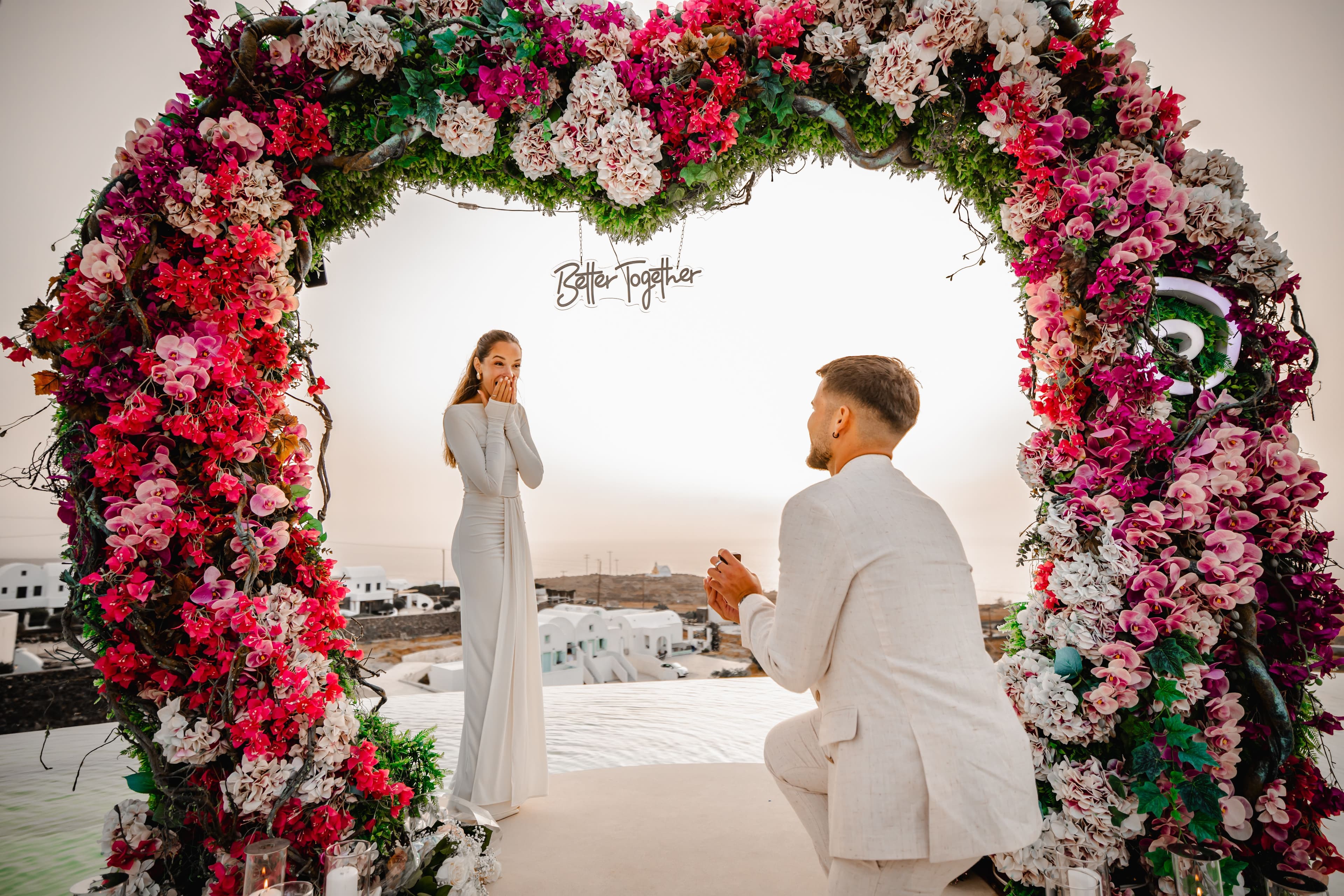 Weddings Heart Pool