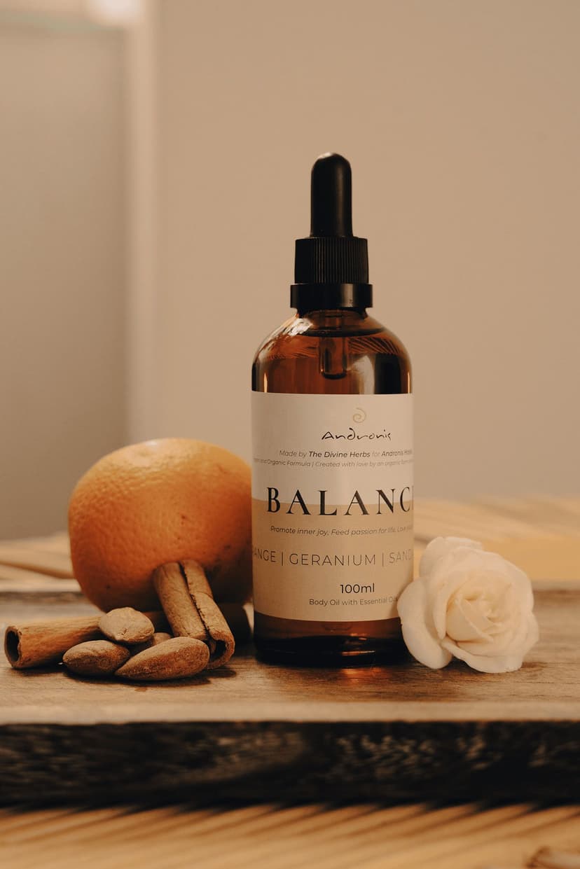 ORANGE, GERANIUM, SANDALWOOD